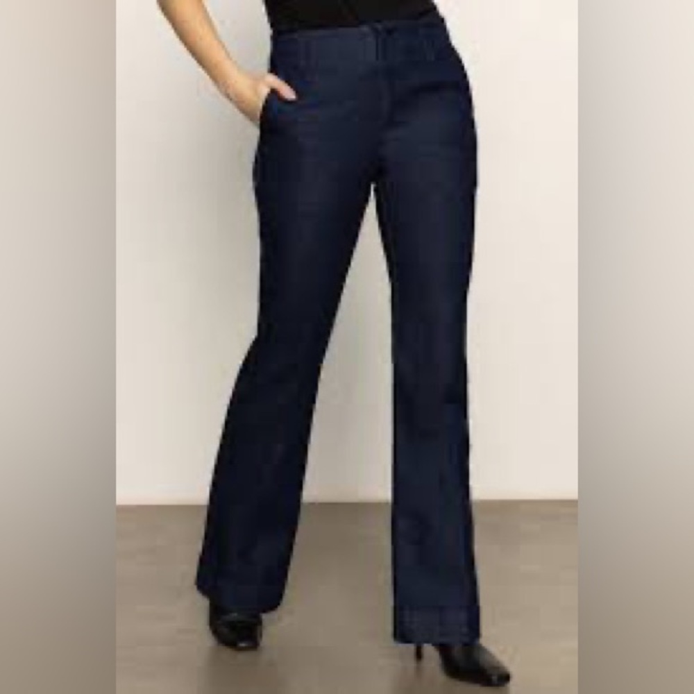 J Brand for Theory Luxe | Vanessa Effortless Flare Trousers | Indigo | 27